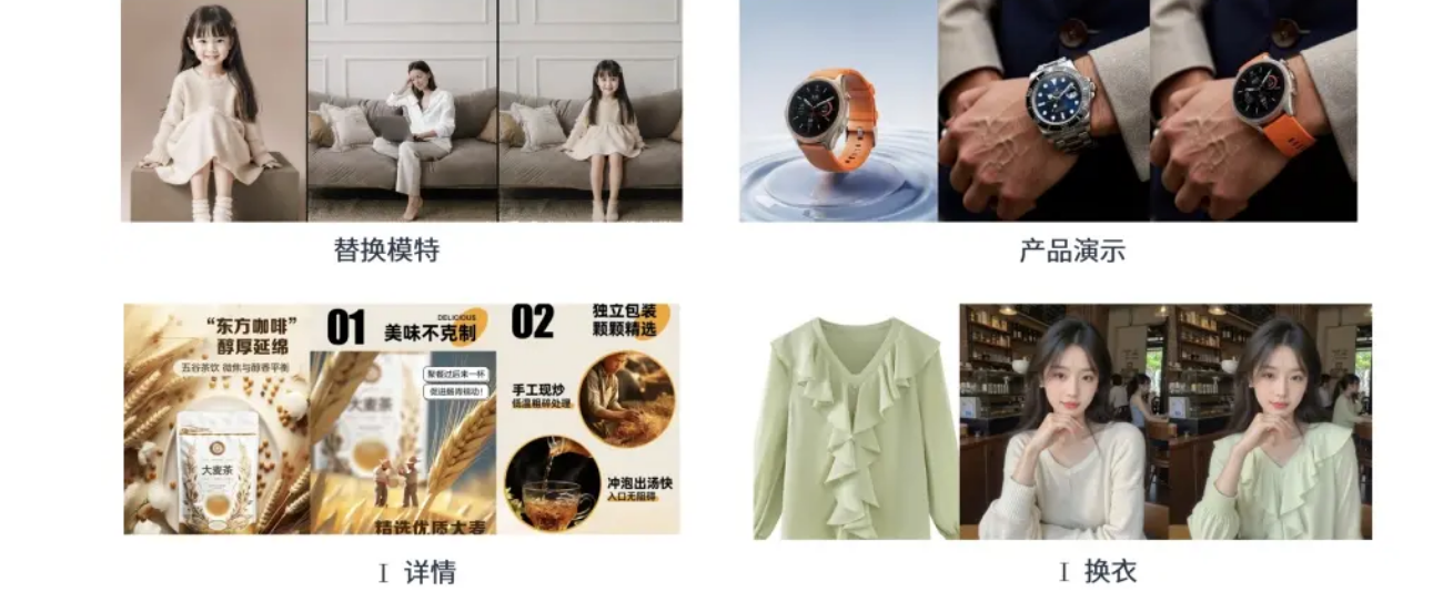 AI 电商制图展示